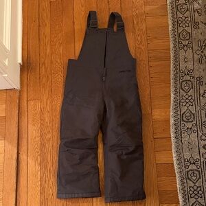Black Arctix boys snow bibs, size 4t